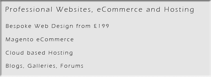 Bespoke websites